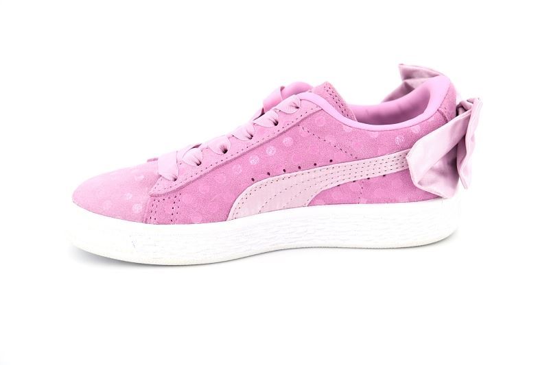 Rue de la Chaussure Puma enf baskets 367824 bow dots noeud satin