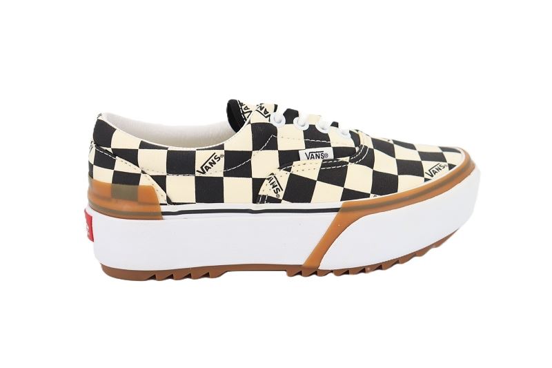 Vans baskets era stacked blanc