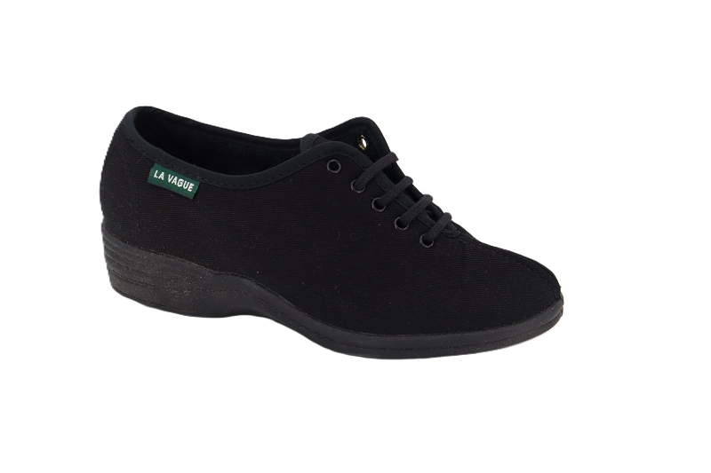 La vague chaussons pantoufles gwen noir5087601_2