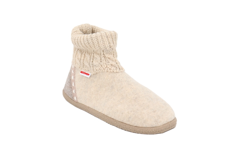 Giesswein chaussons pantoufles freiburg beige6038501_2