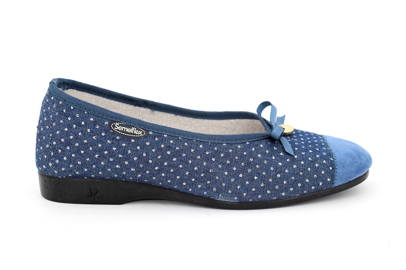 Semelflex chaussons pantoufles dona bleu