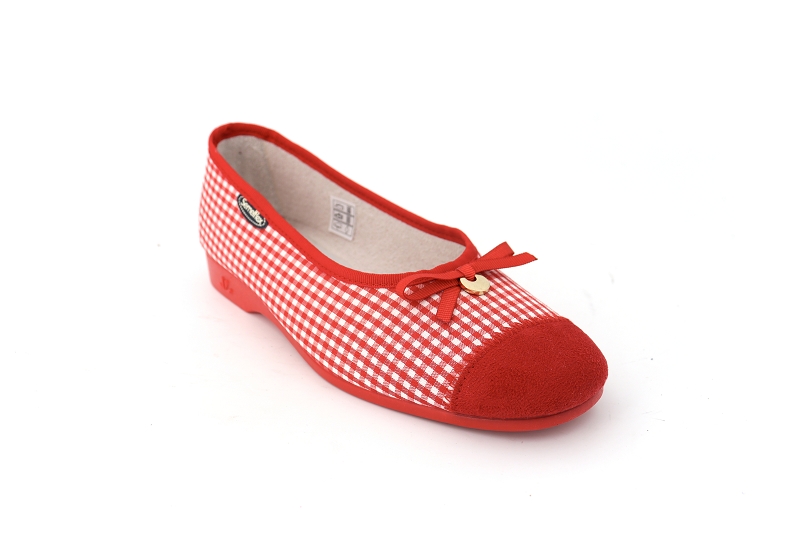 Semelflex chaussons pantoufles denise rouge6057102_2