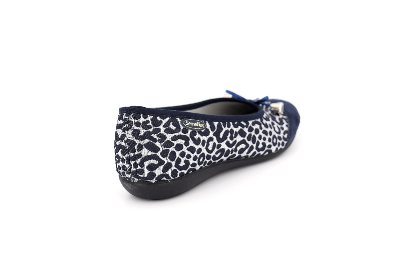 Semelflex chaussons pantoufles zara bleu6057202_4