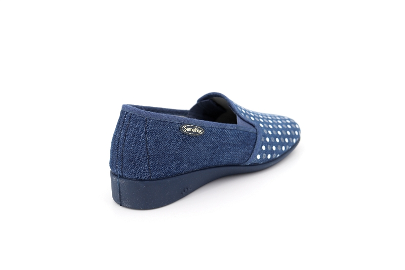 Semelflex chaussons pantoufles marie adele bleu6057301_4