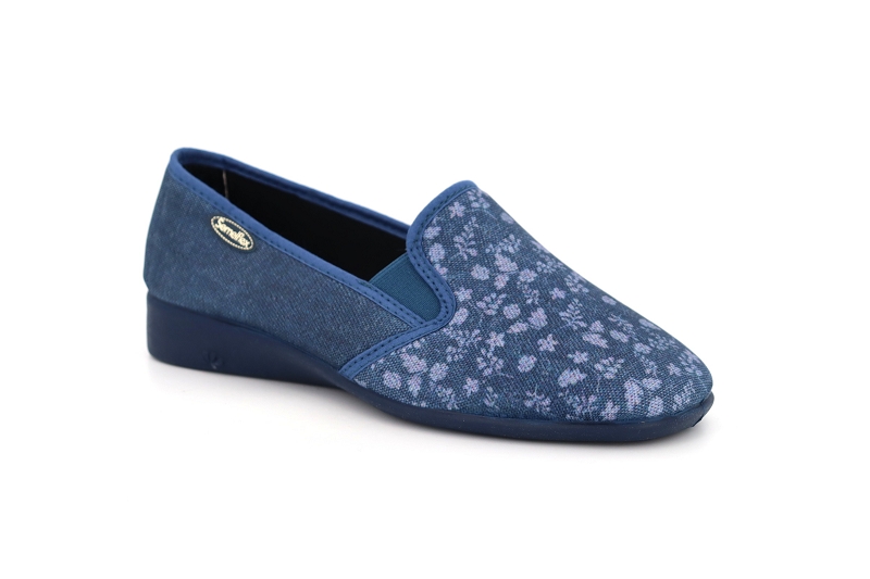 Semelflex chaussons pantoufles marie madeleine bleu6057601_2