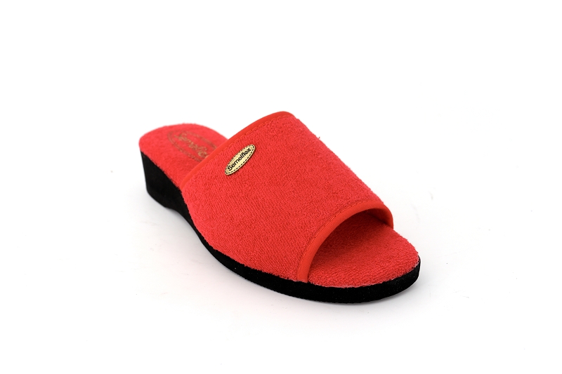 Semelflex chaussons pantoufles isia rouge6057903_2