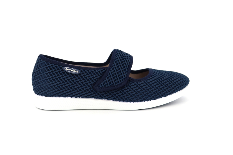 Semelflex chaussons pantoufles amorgos bleu