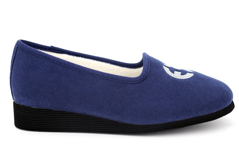 Marollaud chaussons pantoufles lamis bleu