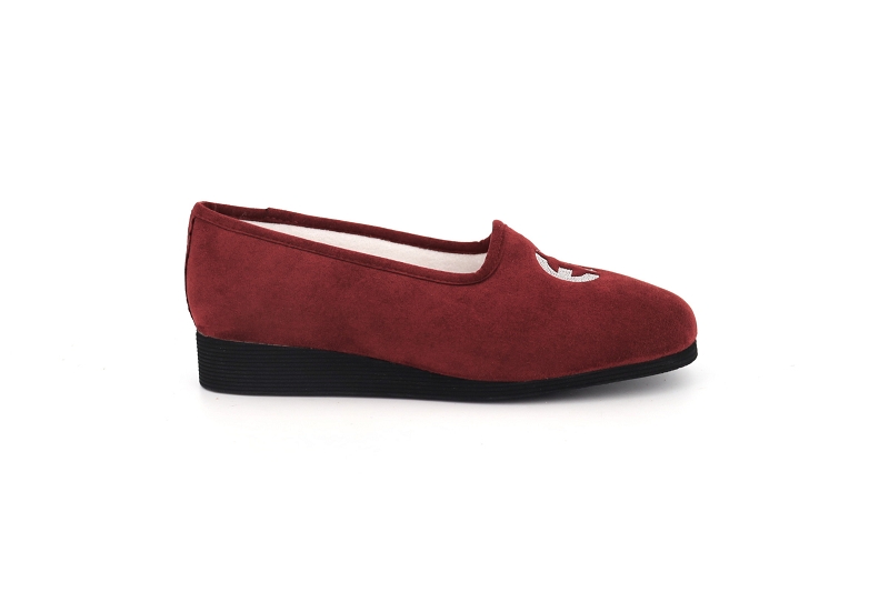 Marollaud chaussons pantoufles lamis rouge