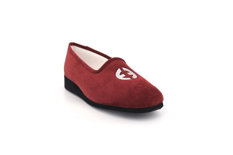 Marollaud chaussons pantoufles lamis rouge6058702_2