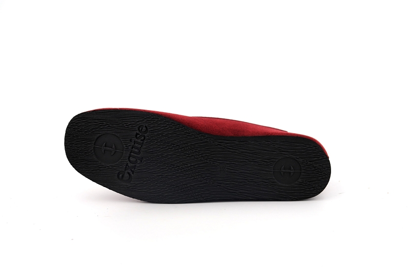 Marollaud chaussons pantoufles lamis rouge6058702_5