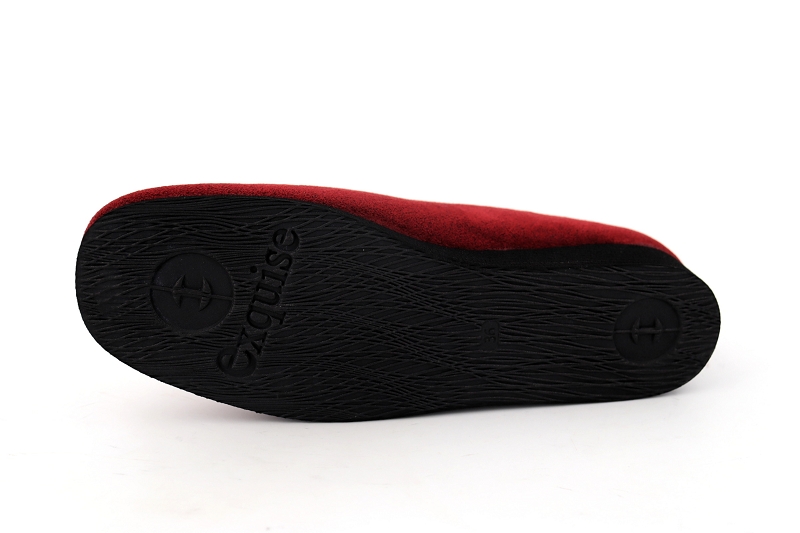 Marollaud chaussons pantoufles lamoka rouge6058901_5