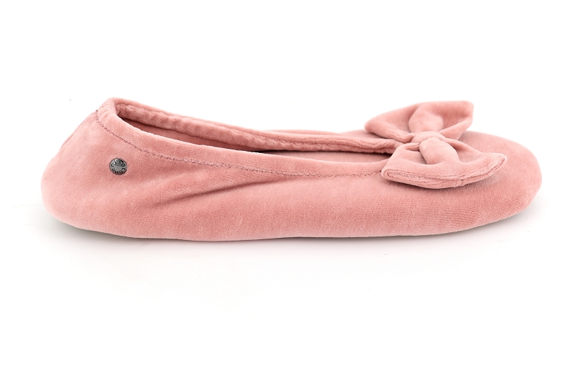 Isotoner chaussons pantoufles landerneau rose