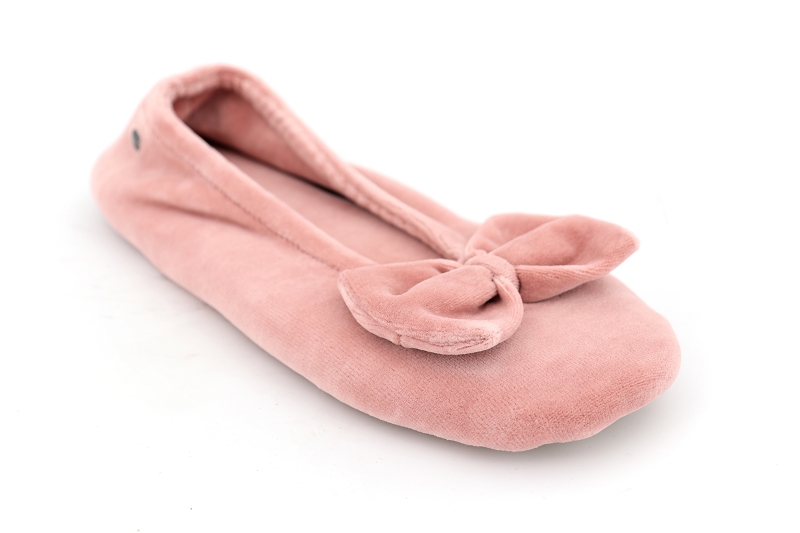 Isotoner chaussons pantoufles landerneau rose6059501_2