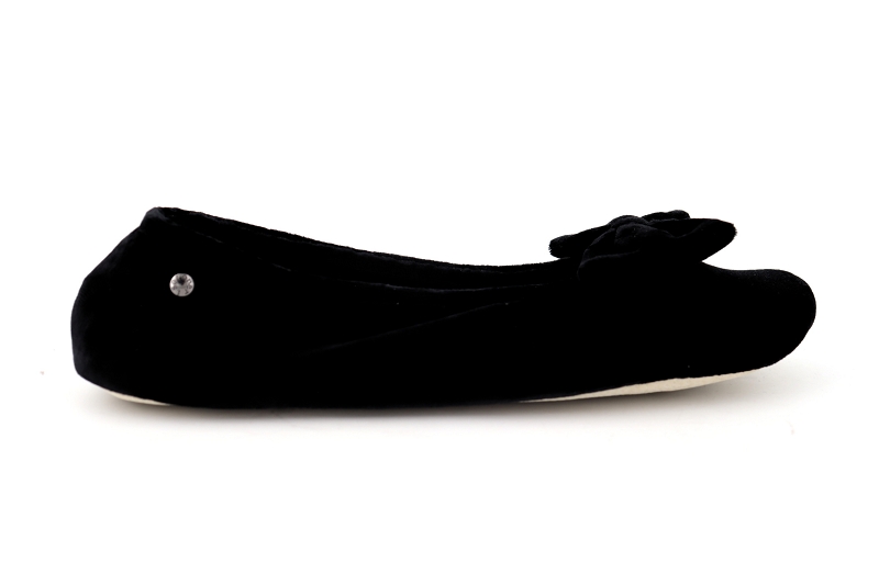 Isotoner chaussons pantoufles landerneau noir