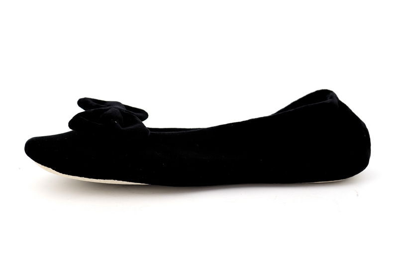 Isotoner chaussons pantoufles landerneau noir6059502_3