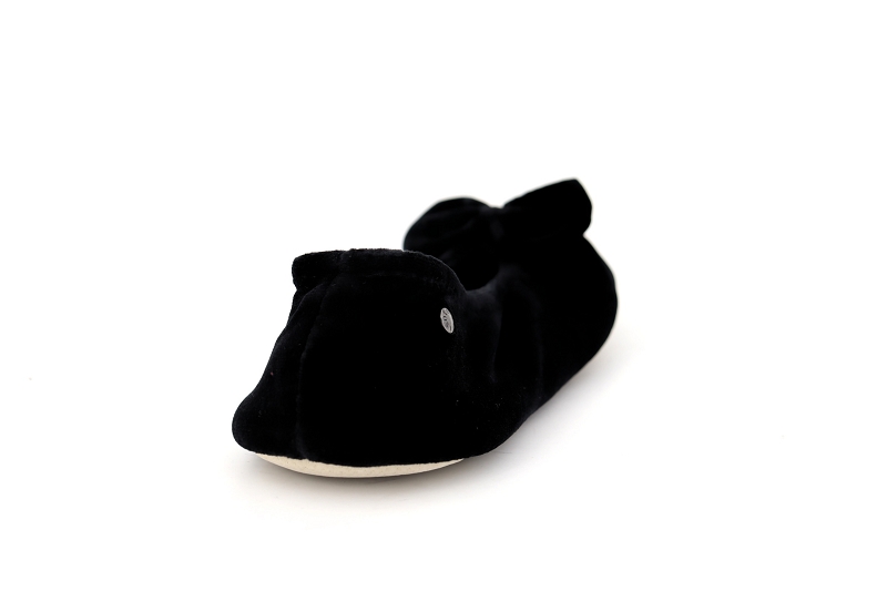 Isotoner chaussons pantoufles landerneau noir6059502_4