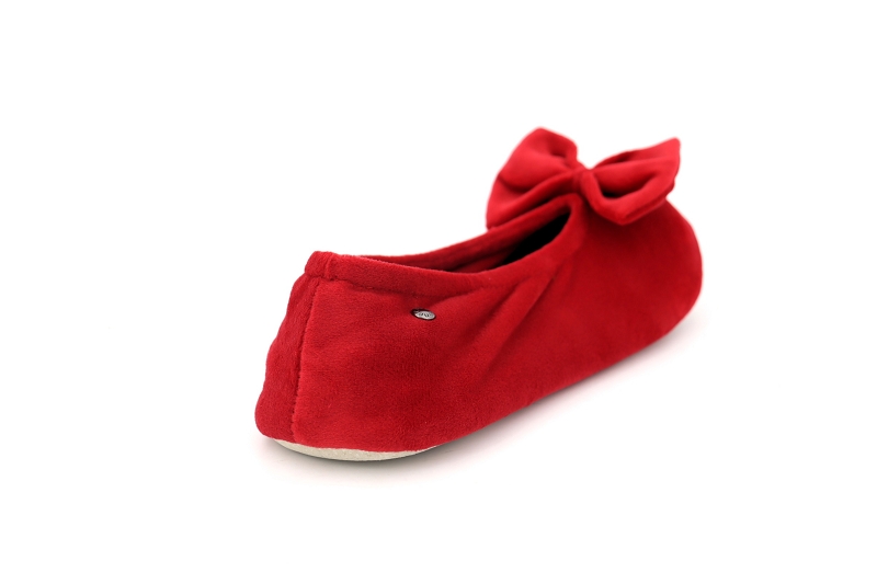 Isotoner chaussons pantoufles girafe rouge6059602_4