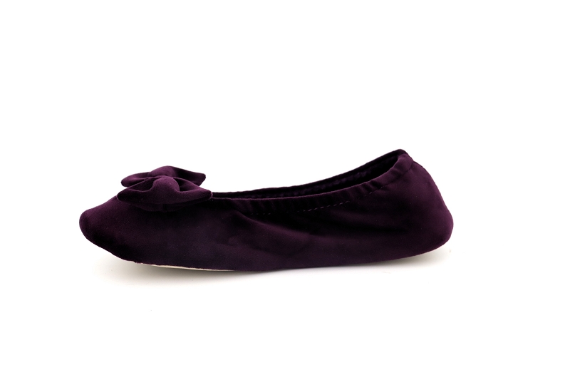 Isotoner chaussons pantoufles girafe violet6059603_3