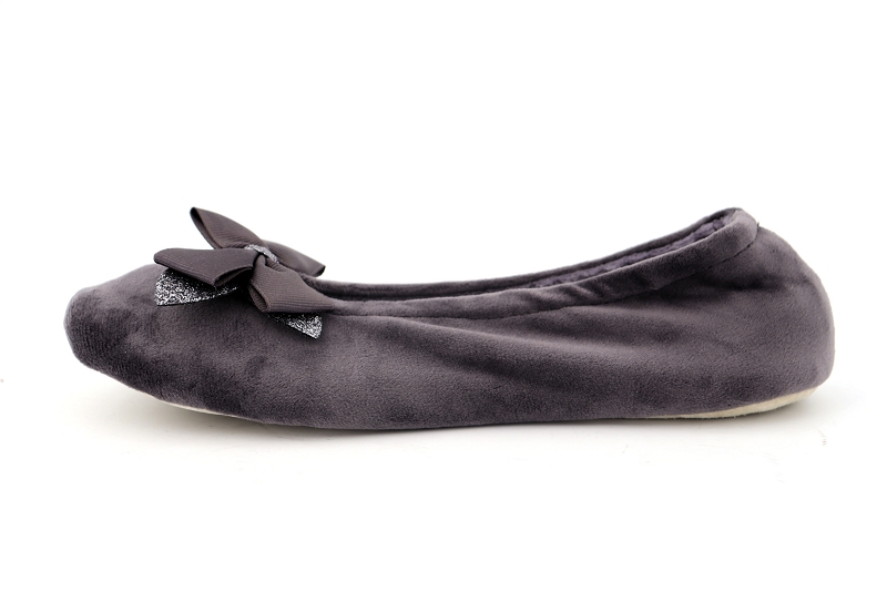 Isotoner chaussons pantoufles opera gris6059902_3