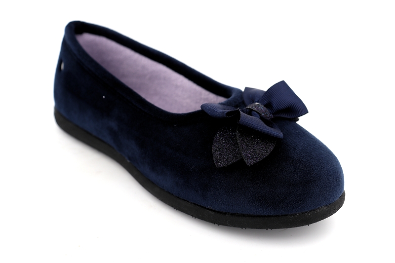 Isotoner chaussons pantoufles balerine bleu6060201_2