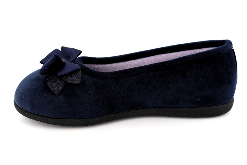 Isotoner chaussons pantoufles balerine bleu6060201_3