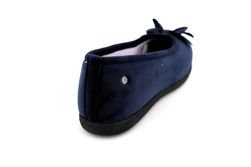Isotoner chaussons pantoufles balerine bleu6060201_4