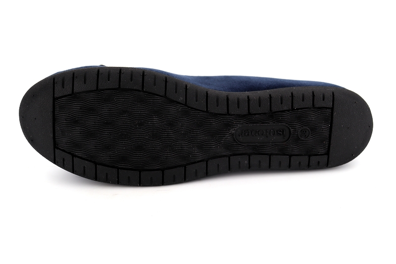 Isotoner chaussons pantoufles balerine bleu6060201_5