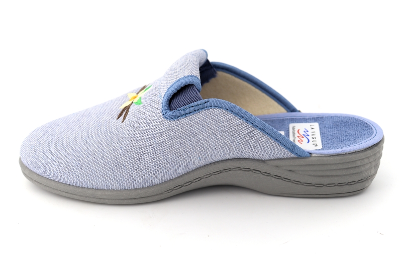 La vague chaussons pantoufles guy bleu6060901_3