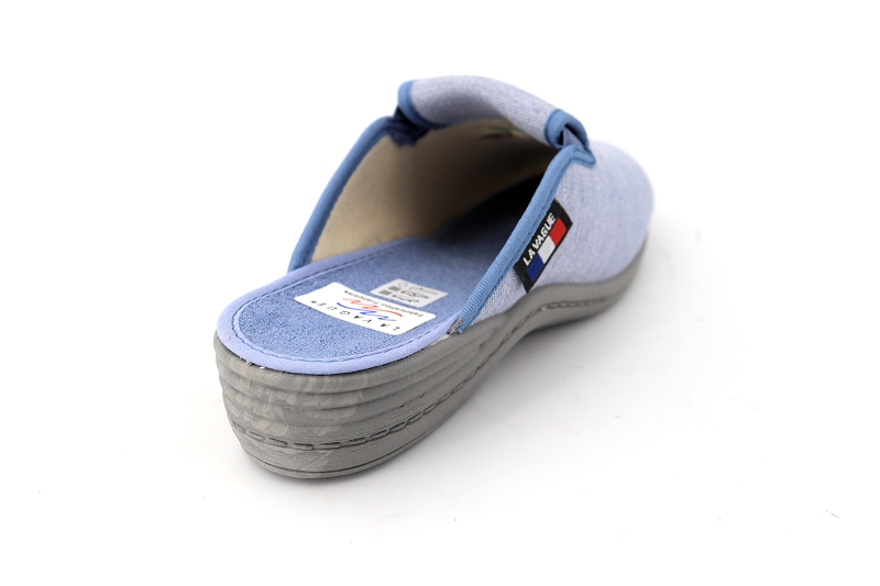 La vague chaussons pantoufles guy bleu6060901_4