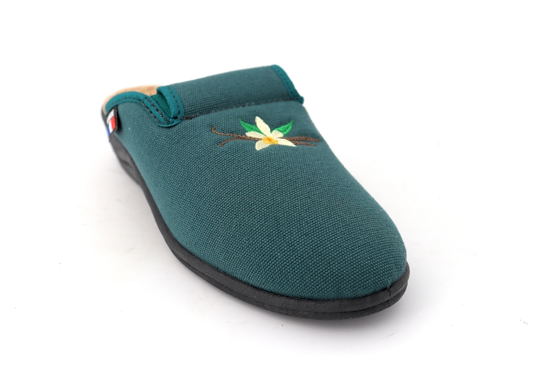 La vague chaussons pantoufles guy vert6060902_2