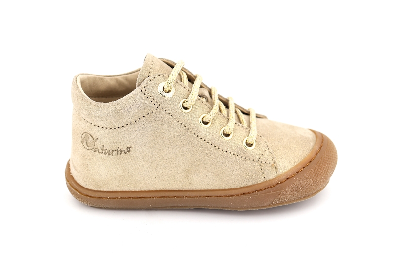 Naturino chaussures a lacets cocoon dore