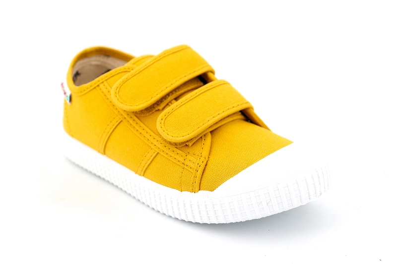 Victoria  enf baskets cerise jaune6073303_2