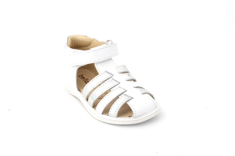 Bellamy sandales nu pieds paillette blanc6073801_2