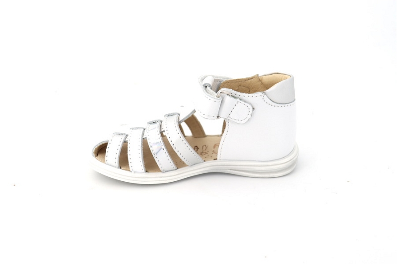Bellamy sandales nu pieds paillette blanc6073801_3