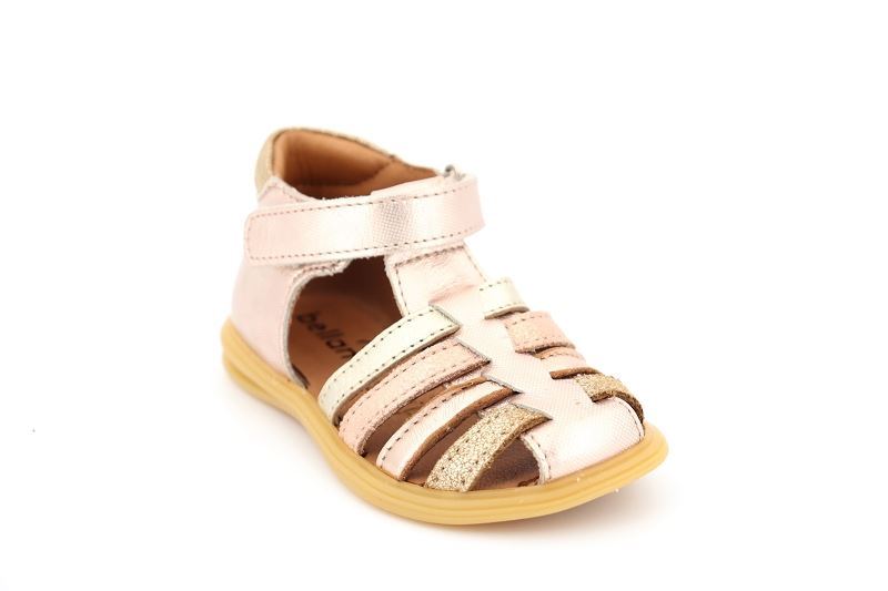 Bellamy sandales nu pieds paillette rose6073804_2