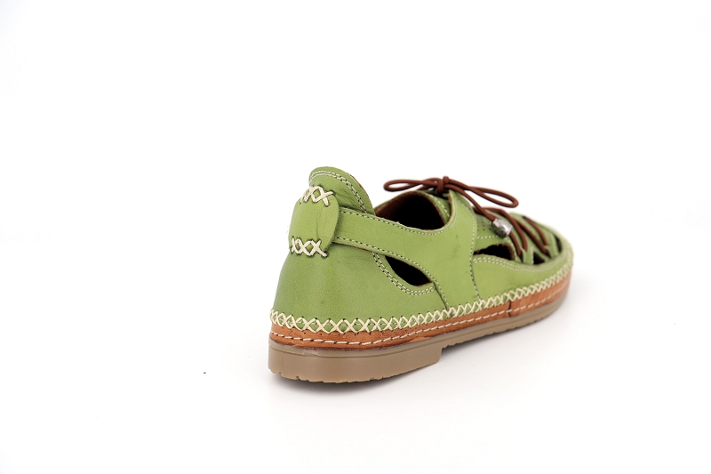 Coco abricot sandales nu pieds melincourt vert6078304_4