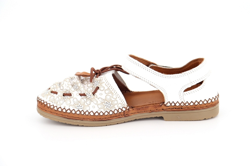 Coco abricot sandales nu pieds sabal blanc6078501_3
