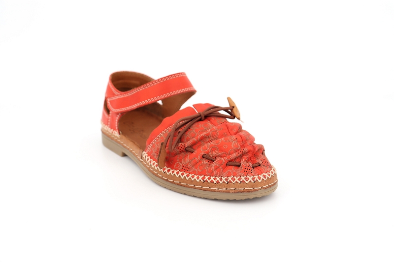 Coco abricot sandales nu pieds sabal rouge6078502_2