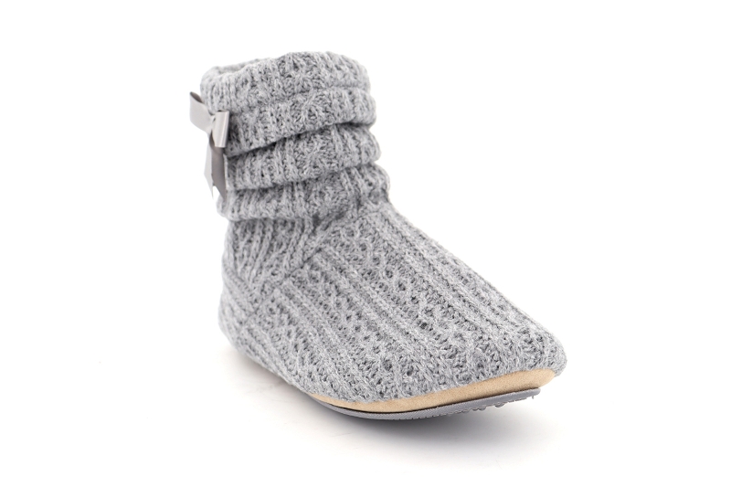 Isotoner chaussons pantoufles coco gris6123001_2