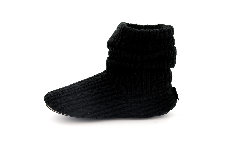 Isotoner chaussons pantoufles coco noir6123002_3