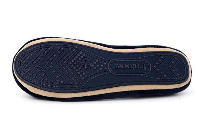 Isotoner chaussons pantoufles balou bleu6123301_5