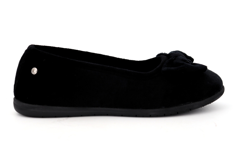 Isotoner chaussons pantoufles ergu noir