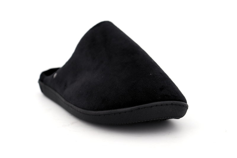 Isotoner chaussons pantoufles bob noir6124001_2