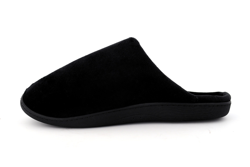 Isotoner chaussons pantoufles bob noir6124001_3