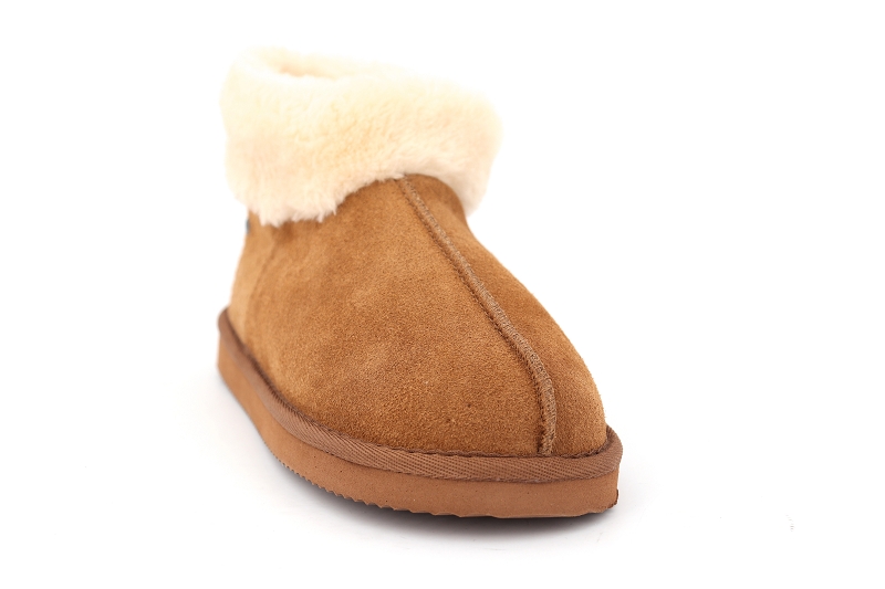Isotoner chaussons pantoufles lola marron6126801_2