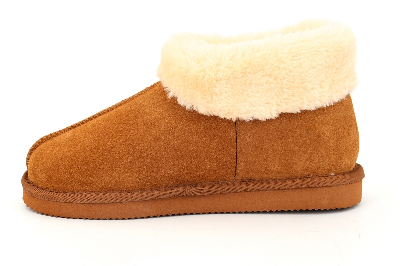 Isotoner chaussons pantoufles lola marron6126801_3