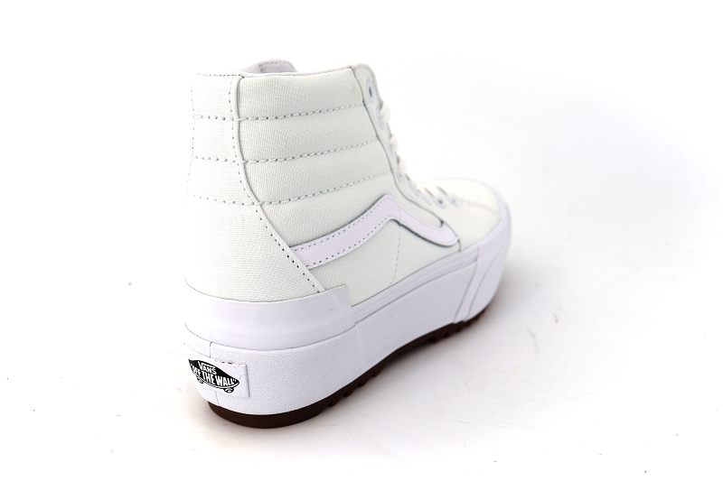 Vans baskets montantes sk8 hi stacked blanc6403701_4