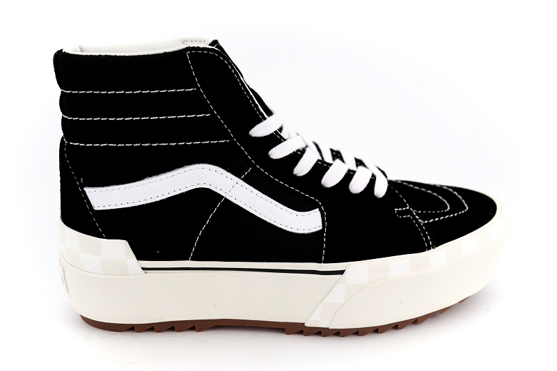 Vans baskets montantes sk8 hi stacked noir