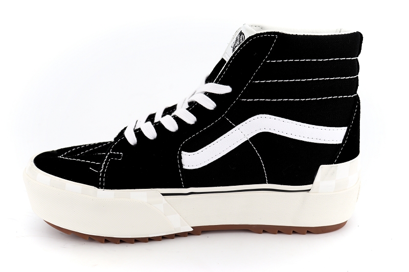 Vans baskets montantes sk8 hi stacked noir6403801_3